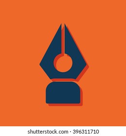 ink pen vector icon
