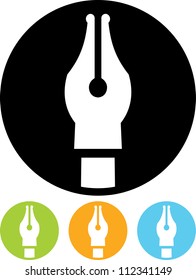 Ink Pen - Vector icon isolated