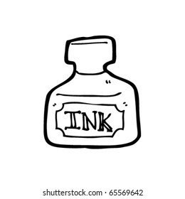 Ink Pot Cartoon Stock Vector (Royalty Free) 65569642 | Shutterstock