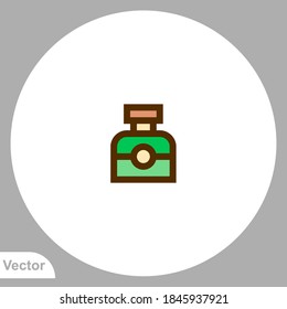 Ink pot icon sign vector,Symbol, logo illustration for web and mobile