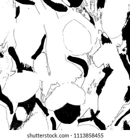  Ink Print Distress Background . Dots Grunge Texture. Vector.