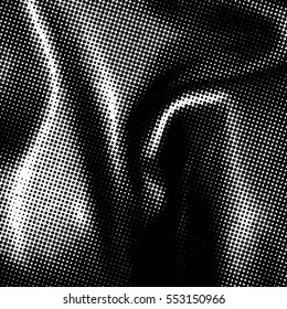  Ink Print Distress Background . Dots Grunge Texture. Vector.