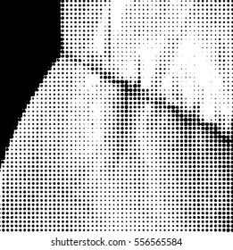  Ink Print Distress Background . Dots Grunge Texture. Vector.