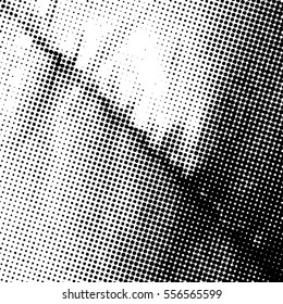  Ink Print Distress Background . Dots Grunge Texture. Vector.