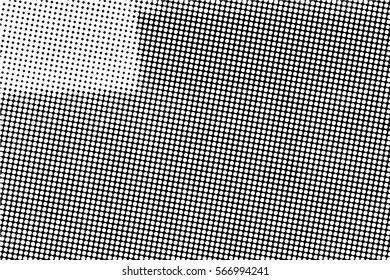  Ink Print Distress Background . Dots Grunge Texture. Vector.