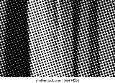  Ink Print Distress Background . Dots Grunge Texture. Vector.