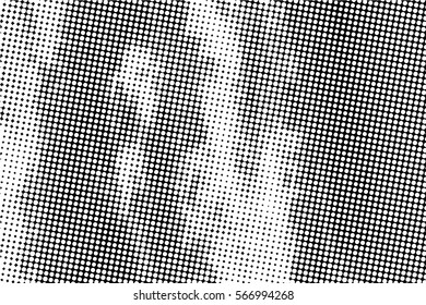  Ink Print Distress Background . Dots Grunge Texture. Vector.