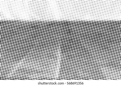  Ink Print Distress Background . Dots Grunge Texture. Vector.