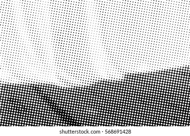  Ink Print Distress Background . Dots Grunge Texture. Vector.