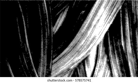 Ink Print Distress Background . Dots Grunge Texture. Vector
