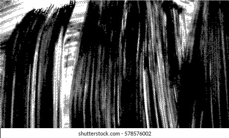 Ink Print Distress Background . Dots Grunge Texture. Vector