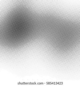  Ink Print Distress Background . Dots Grunge Texture. Vector.