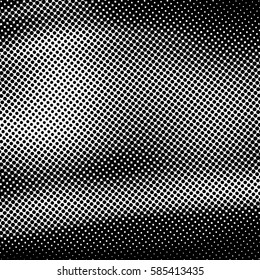  Ink Print Distress Background . Dots Grunge Texture. Vector.