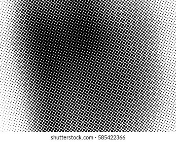 Ink Print Distress Background . Dots Grunge Texture. Vector.