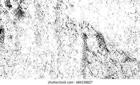 Ink Print Distress Background . Dots Grunge Texture. Vector.