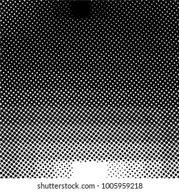 Ink Print Distress Background . Grunge Texture. Abstract Black and white illustration. Vector.