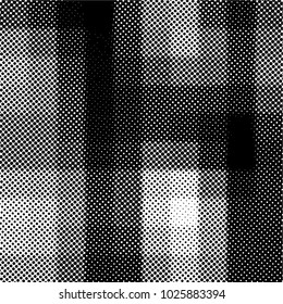Ink Print Distress Background . Grunge Texture. Abstract Black and white illustration. Vector.