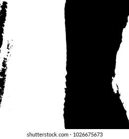 Ink Print Distress Background . Grunge Texture. Abstract Black and white illustration. Vector.