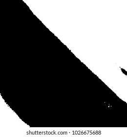 Ink Print Distress Background . Grunge Texture. Abstract Black and white illustration. Vector.