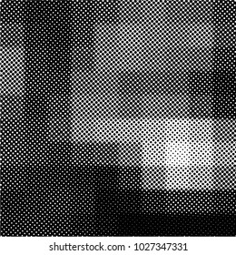 Ink Print Distress Background . Grunge Texture. Abstract Black and white illustration. Vector.