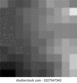 Ink Print Distress Background . Grunge Texture. Abstract Black and white illustration. Vector.