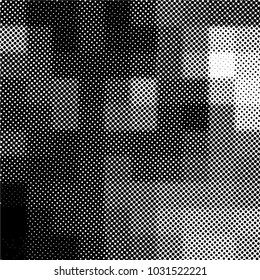 Ink Print Distress Background . Grunge Texture. Abstract Black and white illustration. Vector.halftone