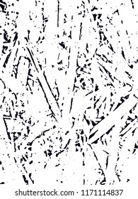 Ink Print Distress Background . Grunge Texture. Abstract Black and white illustration. Vector.