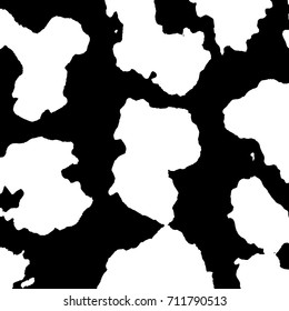 Ink Print Distress Background . Grunge Texture. Abstract Black and white illustration. Vector.