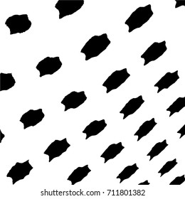 Ink Print Distress Background . Grunge Texture. Abstract Black and white illustration. Vector.