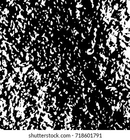 Ink Print Distress Background . Grunge Texture. Abstract Black and white illustration. Vector.