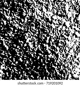 Ink Print Distress Background . Grunge Texture. Abstract Black and white illustration. Vector.