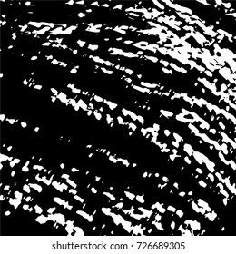 Ink Print Distress Background . Grunge Texture. Abstract Black and white illustration. Vector.