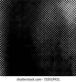 Ink Print Distress Background . Grunge Texture. Abstract Black and white illustration. Vector.