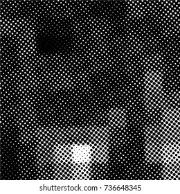 Ink Print Distress Background . Grunge Texture. Abstract Black and white illustration. Vector.