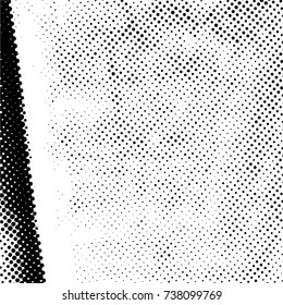 Ink Print Distress Background . Grunge Texture. Abstract Black and white illustration. Vector.