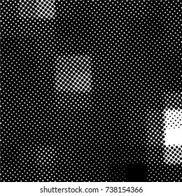 Ink Print Distress Background . Grunge Texture. Abstract Black and white illustration. Vector.