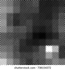 Ink Print Distress Background . Grunge Texture. Abstract Black and white illustration. Vector.