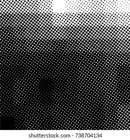 Ink Print Distress Background . Grunge Texture. Abstract Black and white illustration. Vector.
