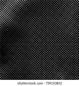 Ink Print Distress Background . Grunge Texture. Abstract Black and white illustration. Vector.