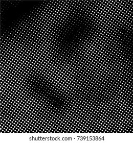 Ink Print Distress Background . Grunge Texture. Abstract Black and white illustration. Vector.