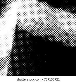 Ink Print Distress Background . Grunge Texture. Abstract Black and white illustration. Vector.