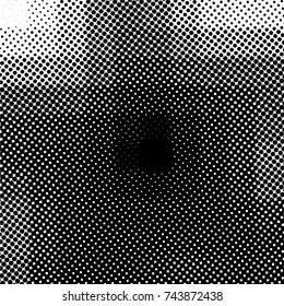 Ink Print Distress Background . Grunge Texture. Abstract Black and white illustration. Vector.