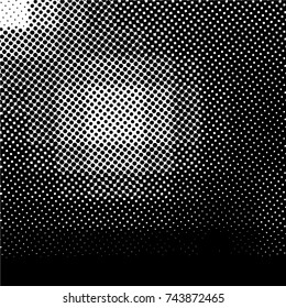 Ink Print Distress Background . Grunge Texture. Abstract Black and white illustration. Vector.