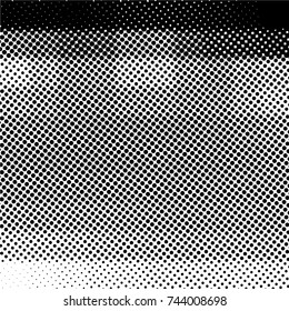 Ink Print Distress Background . Grunge Texture. Abstract Black and white illustration. Vector.