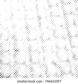 Ink Print Distress Background . Grunge Texture. Abstract Black and white illustration. Vector.