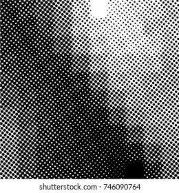 Ink Print Distress Background . Grunge Texture. Abstract Black and white illustration. Vector.