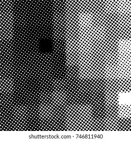 Ink Print Distress Background . Grunge Texture. Abstract Black and white illustration. Vector.