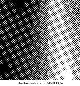 Ink Print Distress Background . Grunge Texture. Abstract Black and white illustration. Vector.