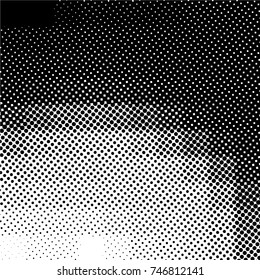 Ink Print Distress Background . Grunge Texture. Abstract Black and white illustration. Vector.