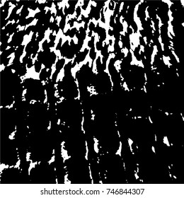 Ink Print Distress Background . Grunge Texture. Abstract Black and white illustration. Vector.